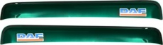 Дефлекторы REIN для окон (накладной скотч 3М) (2 шт.) DAF XF 95 1998-2021 (прямой) Зеленый