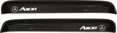 Дефлекторы REIN для окон (накладной скотч 3М) (2 шт.) Mercedes-Benz Axor 2001-2021 (прямой) Дымчатый